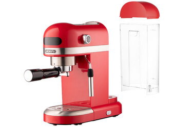 ARDESTO Кавоварка YCM-E1501 - еспресо ріжкова/1.4 л/італ. помпа 20 бар/сенсор. панель/PID контроль/1350 Вт/червона