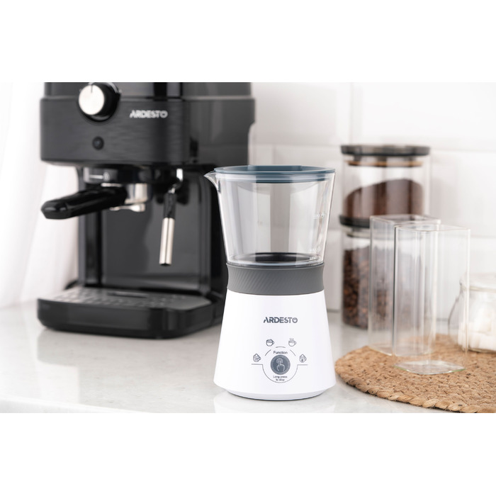 ARDESTO Спінювач молока MBC-Y300W, 330 мл, 300 Вт, білий