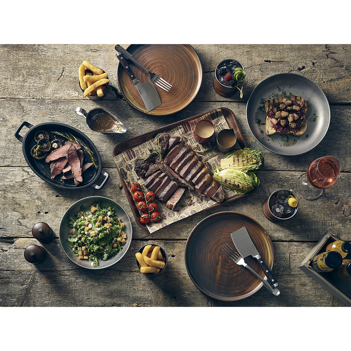 Страва овальна 820 мл, 24x17.3х3.4 см чавунна з двома ручками, GenWare