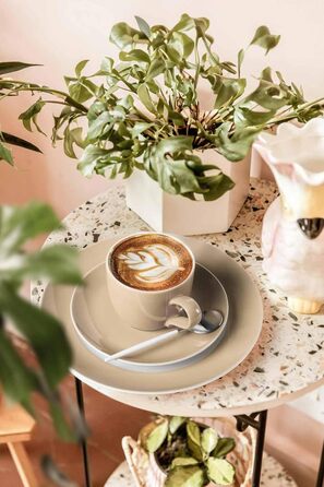 Кавовий сервіз на 6 персон, 18 предметів, бежевий Liberty Pure Colors Seltmann Weiden