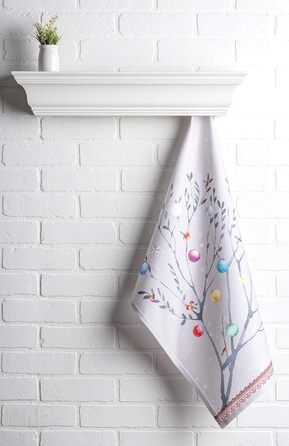 Набір із 3 багатоцільових кухонних рушників Барних рушників День подяки/Різдво (50 см x 70 см) (10 - Різдвяні казки, 50 x 70 см (Набір із 3 шт.)), 39 Hermine Noel