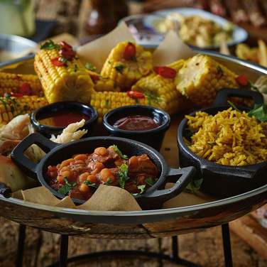 Тарілка 35 см із нержавіючої сталі, GenWare