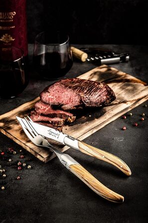 Набор из 6 ножей для стейка в деревянной коробке Luxury Line Laguiole Style de Vie