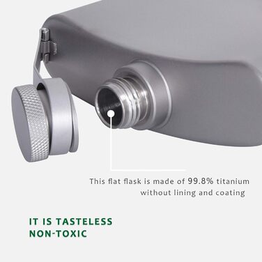 Титанова стегнова колба 200 мл. Boundless Voyage