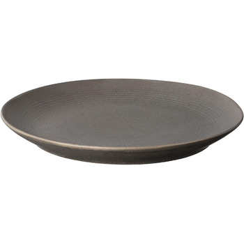 Обідня тарілка 26 см темно-коричнева Kumi Blomus