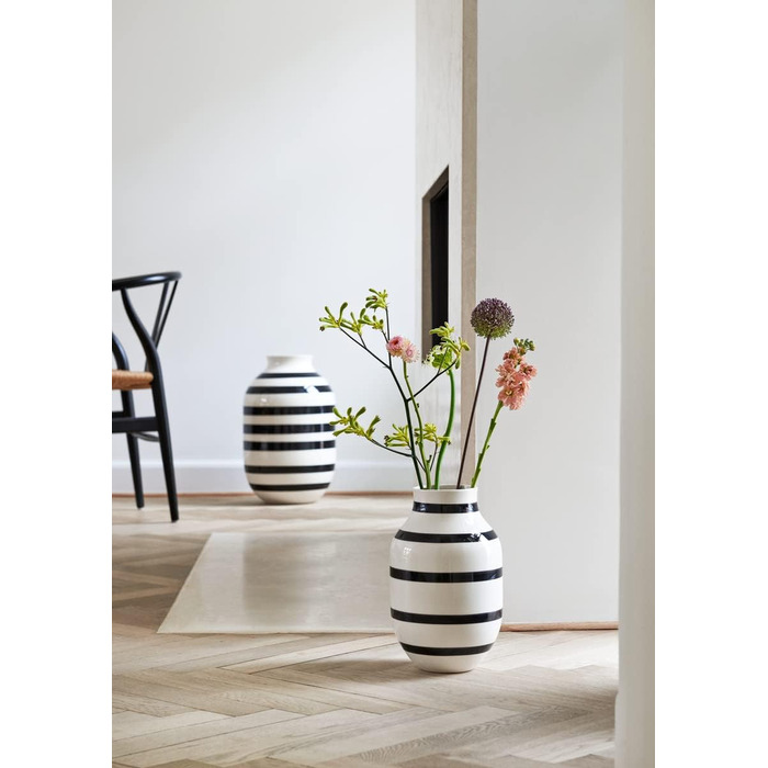 Ваза 12,5 см біло-срібляста Omaggio Kähler