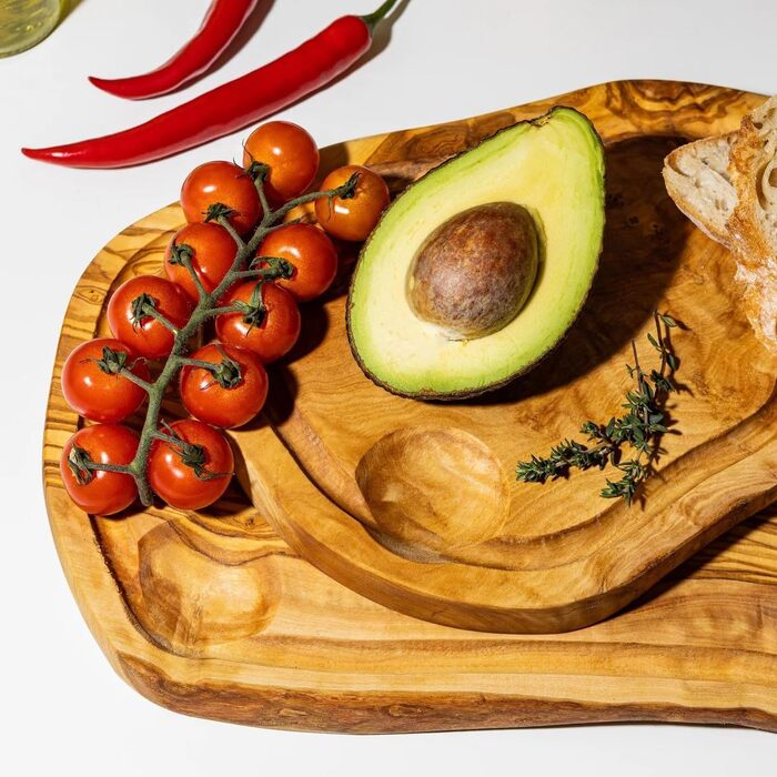 Дошка для стейку Oivenhoz з соковижималкою, набір з 2 шт., 40 см, The Smokey BBQ (XL, подарунковий набір для барбекю)