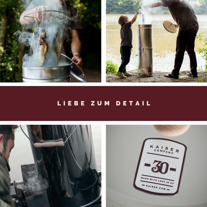 Коптильная бочка на 4 кг мяса Kaiser Company