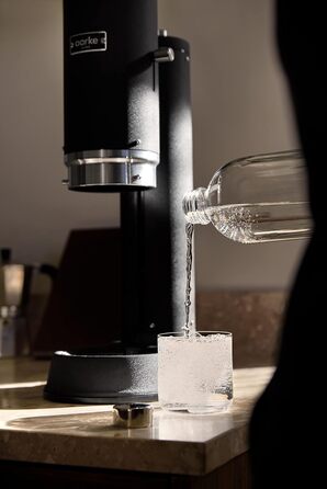 Набір для газування води, 2 предмети, чорний Carbonator Pro Aarke
