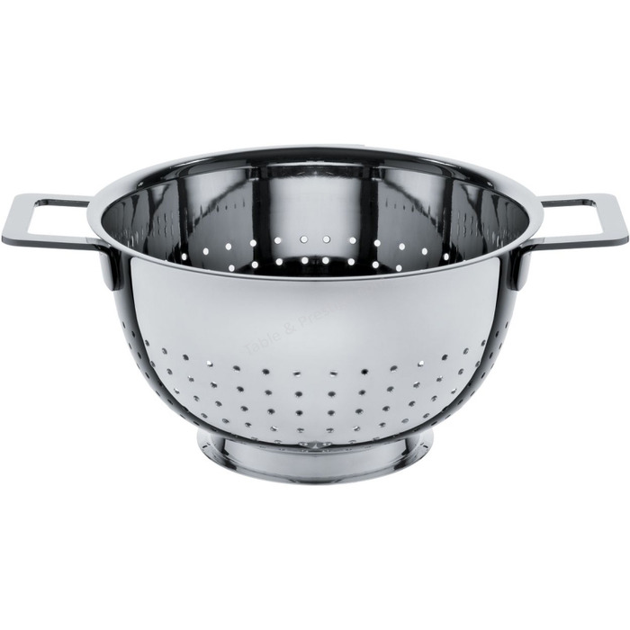 Дуршлаг с подставкой 22 см металлик Pots & Pans Alessi
