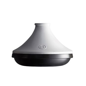 Таджин 27 см, 2 л черно-белый Delight Emile Henry