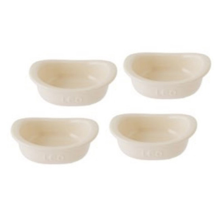 Набор квадратных форм для запекания BergHOFF LEO BALANCE, бежевый, керамика, 200 мл, 4 пр.