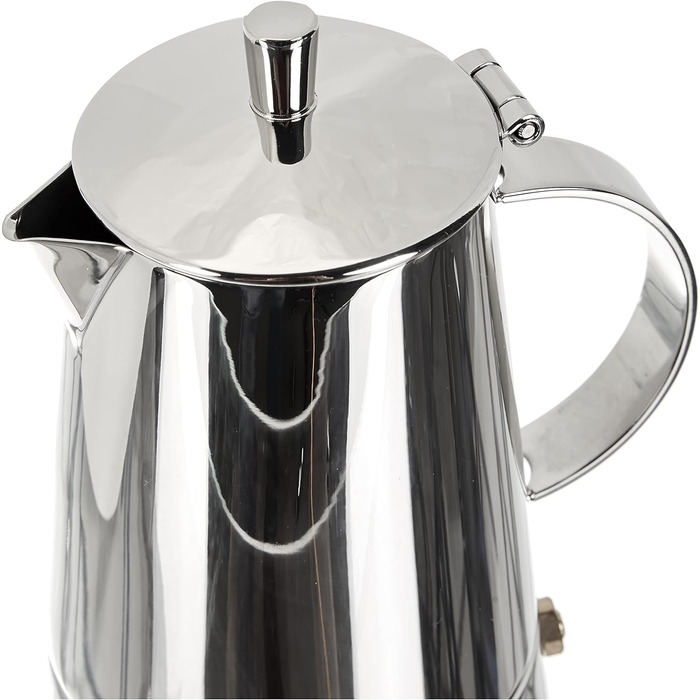 Кавоварка для еспресо Cilio 202113 Treviso 4 чашки, нержавіюча сталь, підходить для індукції