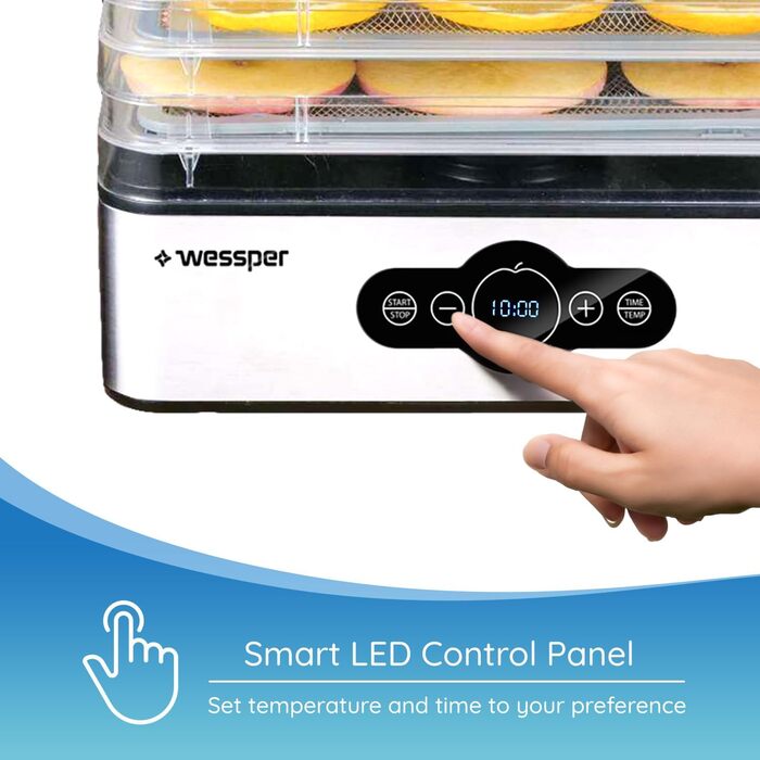 Дегідратор на 5 полиць, 240 Вт Wessper