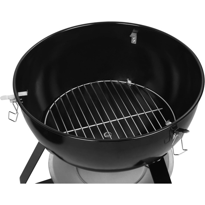 Бочка для барбекю 3 в 1, чорний, 47 см BBQ-Toro