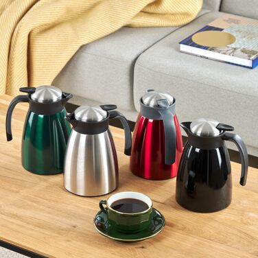 Термос-кавник 1 л нержавіюча сталь, червоний Blumtal