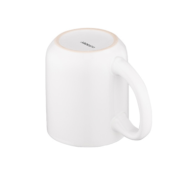 ARDESTO Bunny Cup, 380мл, керамика, белый и серый