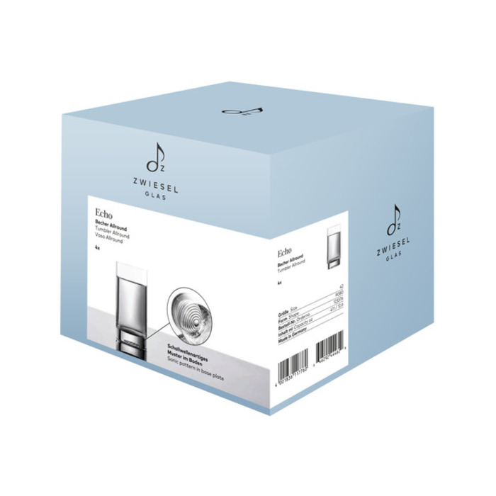 Склянка універсальна, набір 4 предмети, Echo Zwiesel Glas
