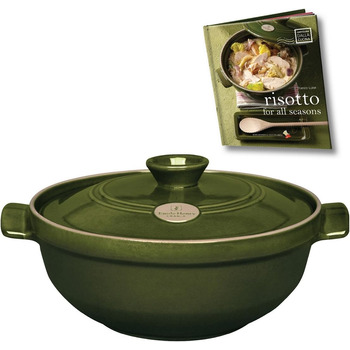 Жаровня для різотто Ø 28 см оливкова Emile Henry