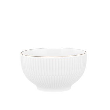 Піала для капучіно 0,4 л, біла із золотистим обідком Amina Goldrand Seltmann Weiden