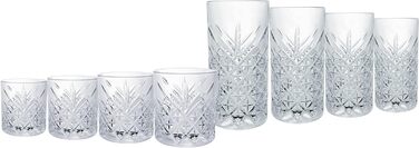 Набір склянок для віскі та лонг-дринків, 8 предметів, Timeless Creatable