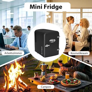 Міні-холодильник 4 л чорний Citybee