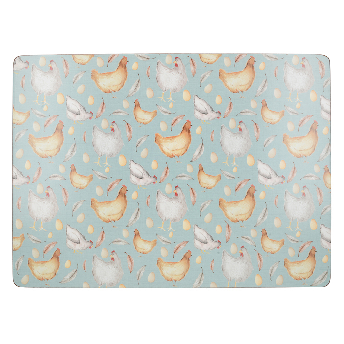 Набір пробкових підставок під тарілки CreativeTops Feather Lane, 40 х 9 см, 4 шт.