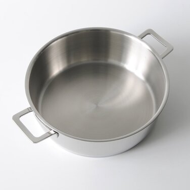 Кастрюля с двумя ручками 24 см 3,4 л металлик Pots & Pans Alessi