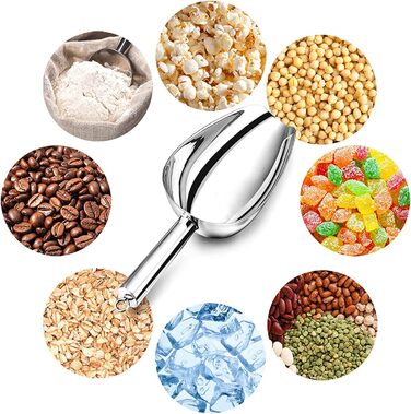 Совок для льда 350 мл, нержавеющая сталь ANCLLO