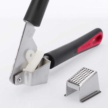 Прес для часнику Westmark - Premium Graphite Edition - з очисним елементом - не потребує очищення - для часнику, імбиру та інших - менше зусиль (Gallant)