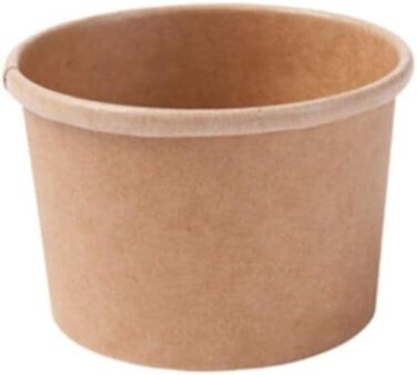 Набор бумажных стаканчиков для мороженого 25 шт. 200 мл BIOZOYG