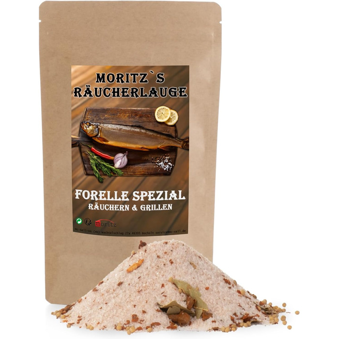 Спеції для копчення форелі 600 г Moritz