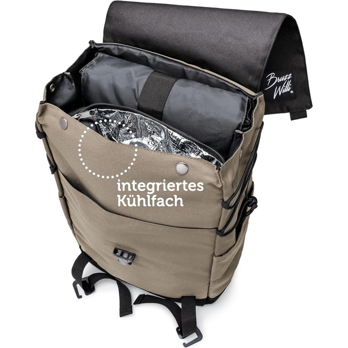 Мобільний газовий гриль на 50 мбар BRUZZ WILLI