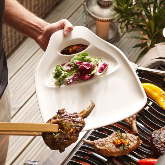 Тарілка для стейка L 30 х 29 см набір 2 предмета BBQ Passion Villeroy & Boch