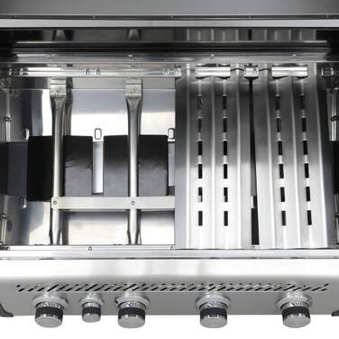 Газовый гриль SANTOS S-418 Black, с боковой и задней горелкой, черный 900297 Код: 010957