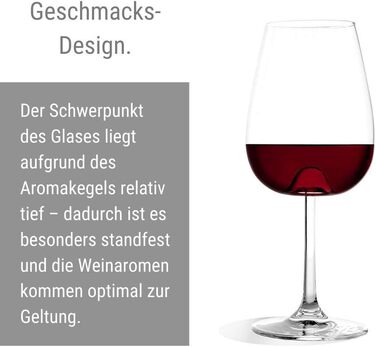 Набір з 6 келихів для вина 485 мл, Vulcano Stölzle Lausitz
