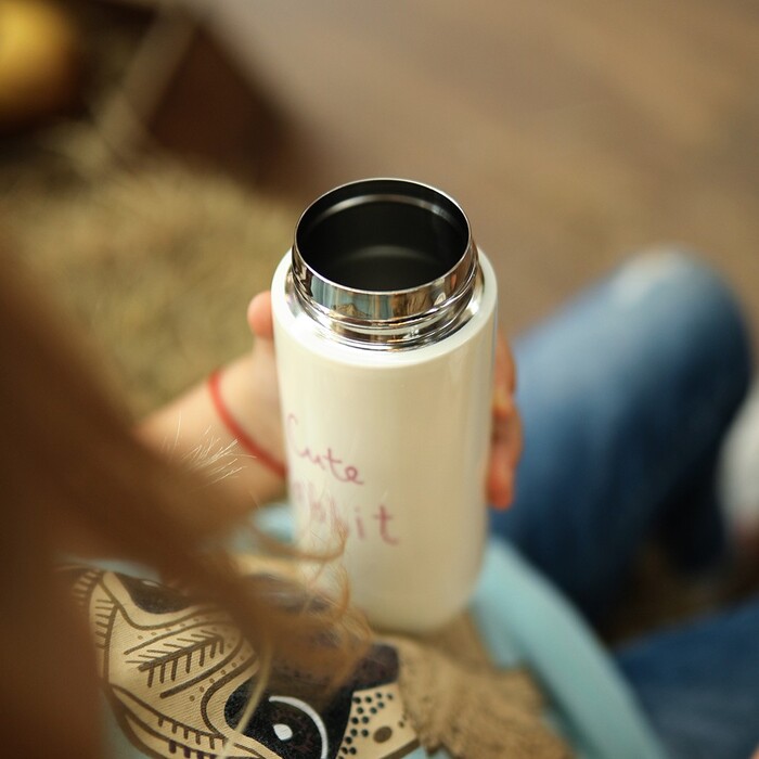 Термос дитячий для чаю Fissman 280 мл Кролик (9760)