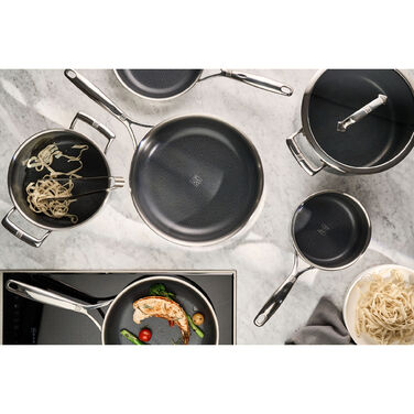 Каструля 24 см з антипригарним покриттям у формі стільників із скляною кришкою Peak Zwilling