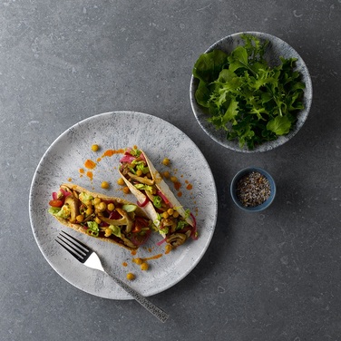 Набір з 12 тарілок 26 см Stone Pearl Grey STGPEV101 Churchill