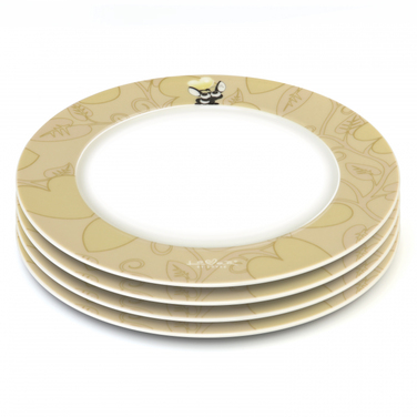 Тарілка жовта BergHOFF Lover by Lover, діам. 21,5 см, 4 шт.