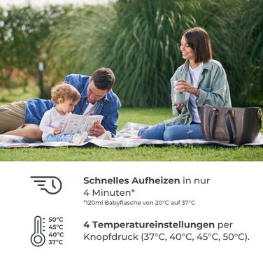 Портативний підігрівач дитячих пляшечок Nuvita