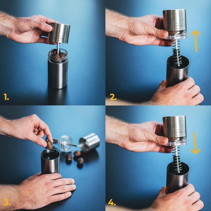 Млин для мускатного горіха для дрібного помелу Silberthal