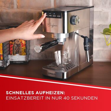 Ручная кофеварка для эспрессо и капучино 1,3 л 1450 Вт POLTI