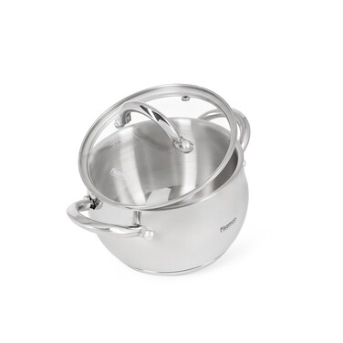 Набір посуду  зі скляними кришками 6 предметів FRIDA Fissman