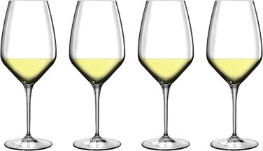 Набір келихів Bormioli Luigi Atelier для рислінгу, звукове скло, прозоре, 440 мл, 6 предметів (набір з 4 шт. )