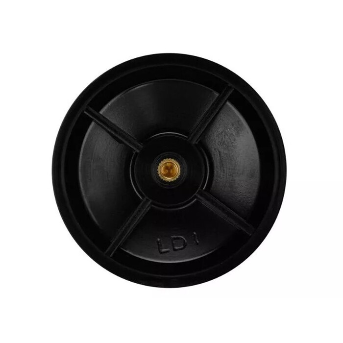 Крышка Fissman 24 см со стальным ободком, цвет ЧЕРНОЕ стекло (19892)