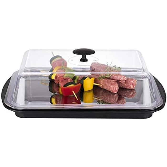 Термотарелка для подачи с крышкой 43 x 29 x 14 см APS