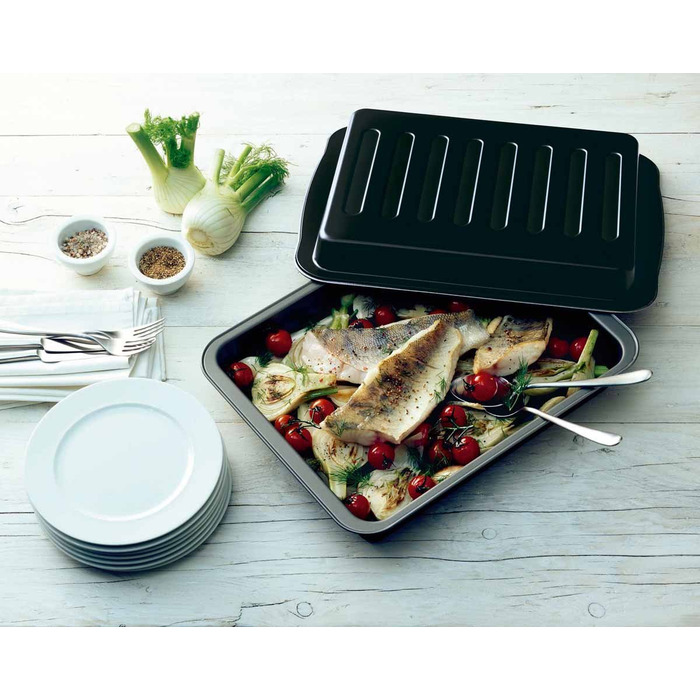 Форма для випічки з кришкою прямокутна 41 x 31 см Delicious Kaiser