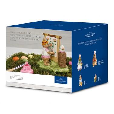 Декоративна Фігурка 12,5 х 9 х 11 см кролик Анна за мольбертом Bunny Tales Villeroy & Boch