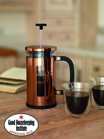 Френч-прес для кави CreativeTops Pisa, мідна, 350 мл